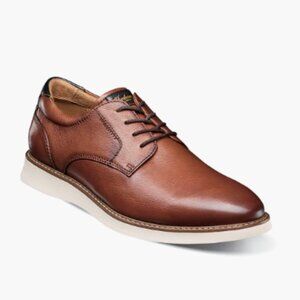 Florsheim LAUNCH Plain Toe Oxford -  Color: Cognac Multi Size: Men's 9.5M